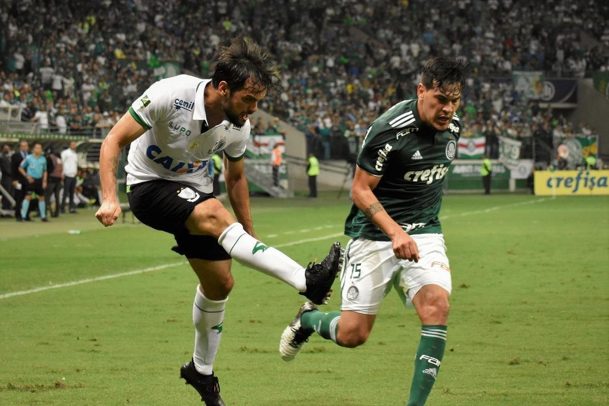 Amrica foi goleado pelo Palmeiras por 4 a 0 no Allianz Parque, mas ainda est vivo na luta contra a queda
