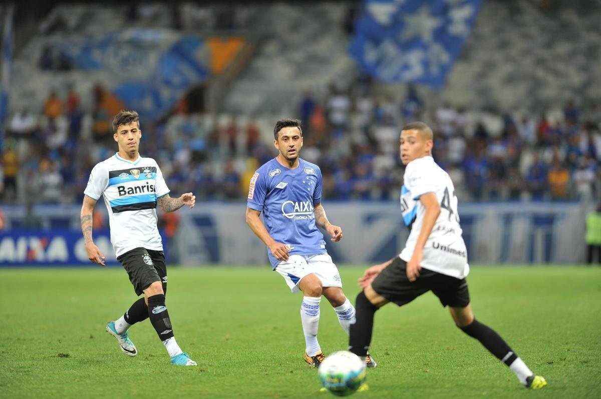 Fotos do jogo entre Cruzeiro e Grmio