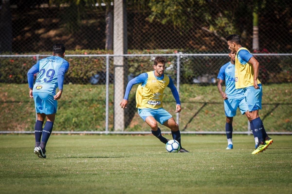 Cruzeiro realizou atividade de preparao para amistoso contra o Corinthians, nesta quarta