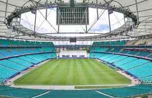 A Arena Fonte Nova, localizada em Salvador,  a casa do Bahia. Assim como a Arena Pernambuco, o estdio tenta ganhar reconhecimento no continente, mas, para isso, espera conseguir ser a sede da final da Copa Sul-Americana de 2022 ou 2023. 
