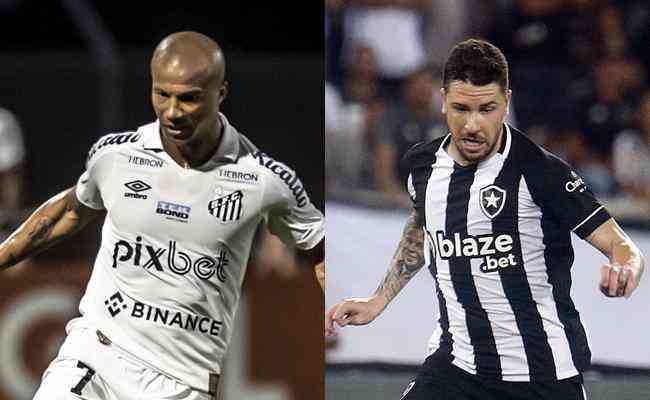 Santos e Botafogo se enfrentarão na Vila Belmiro na 18ª rodada do Brasileirão