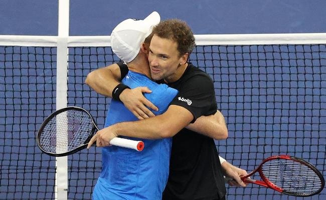 Bruno Soares e Andy Murray no US Open