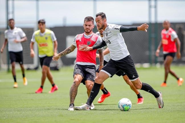 Veja fotos do treino do Atl�tico