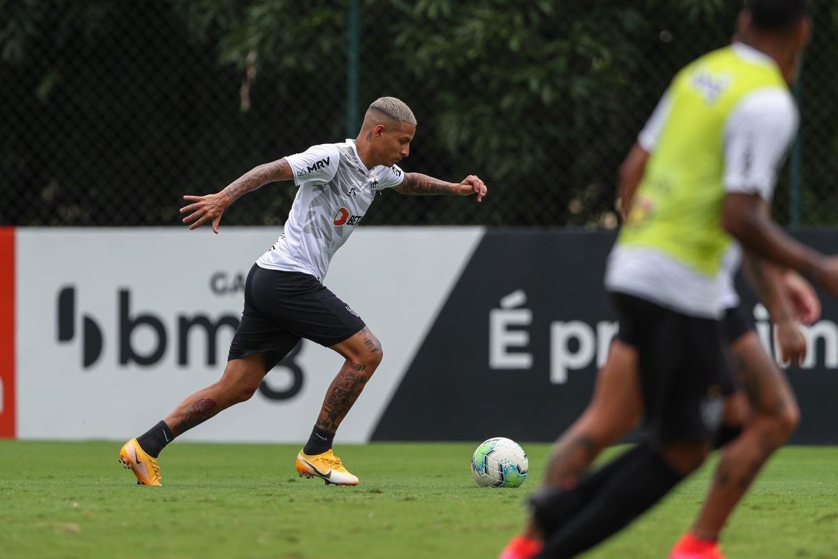 Fotos do último treino do Atlético antes do jogo contra o Bahia