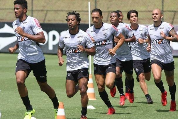 Imagens do treino do Atltico
