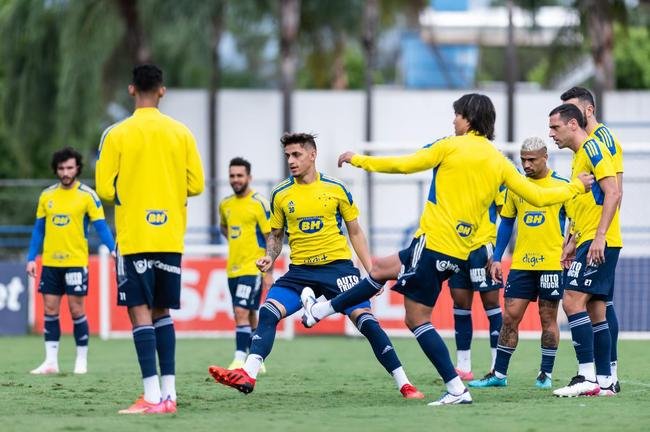 Fotos do treino do Cruzeiro nesta quarta-feira (20/10) na Toca II