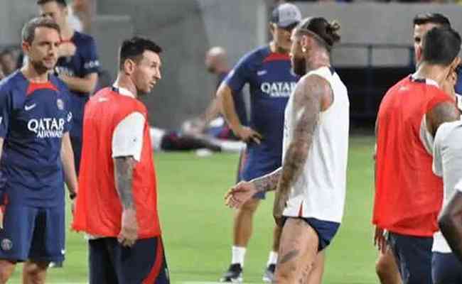 Messi se irritou com entrada de Sergio Ramos
