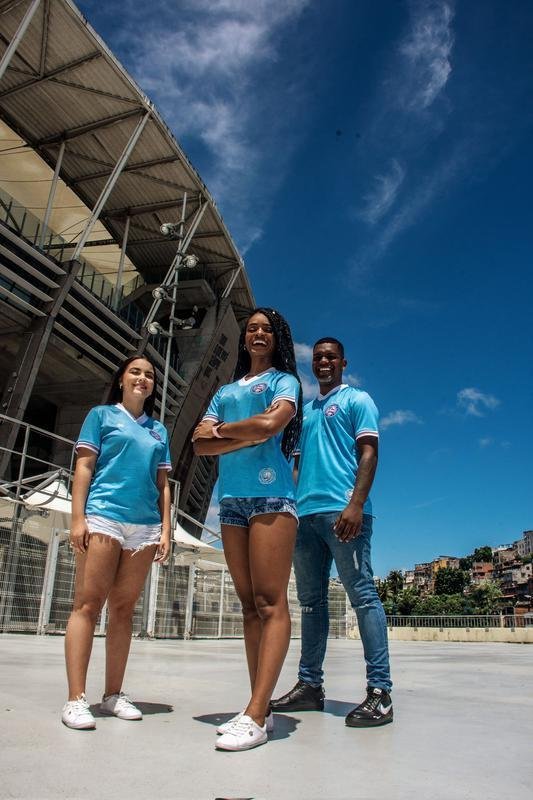 Bahia lana terceiro uniforme com referncias ao Grupo City: Salvador Cityzada
