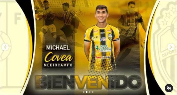 Michael Covea, meio-campista (Deportivo Táchira, da Venezuela)