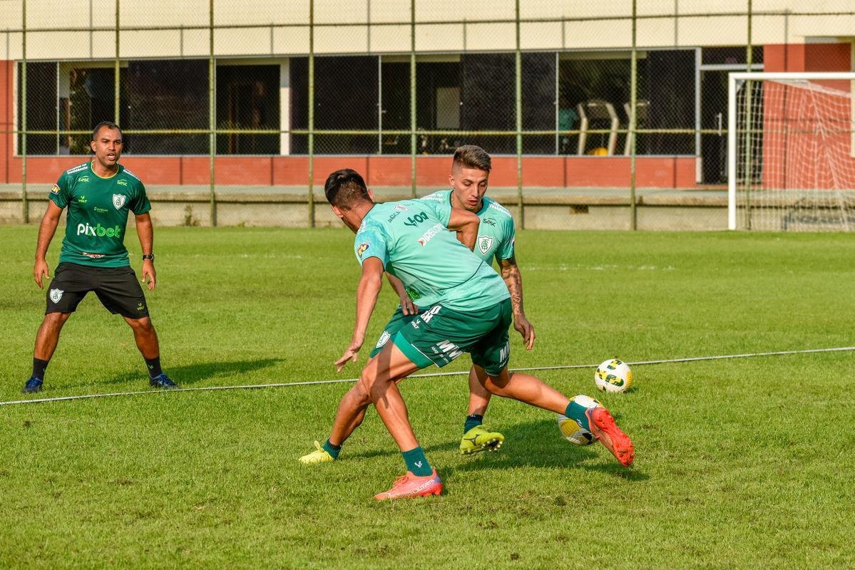 Amrica segue em preparao para enfrentar o Corinthians