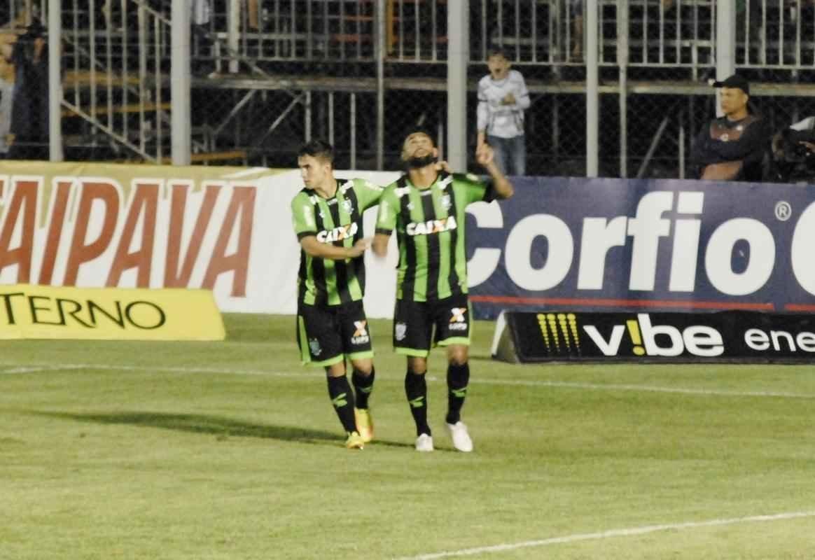 Amrica goleou Luverdense no Passo das Emas com gols de Renan Oliveira, Luan e Neto Moura