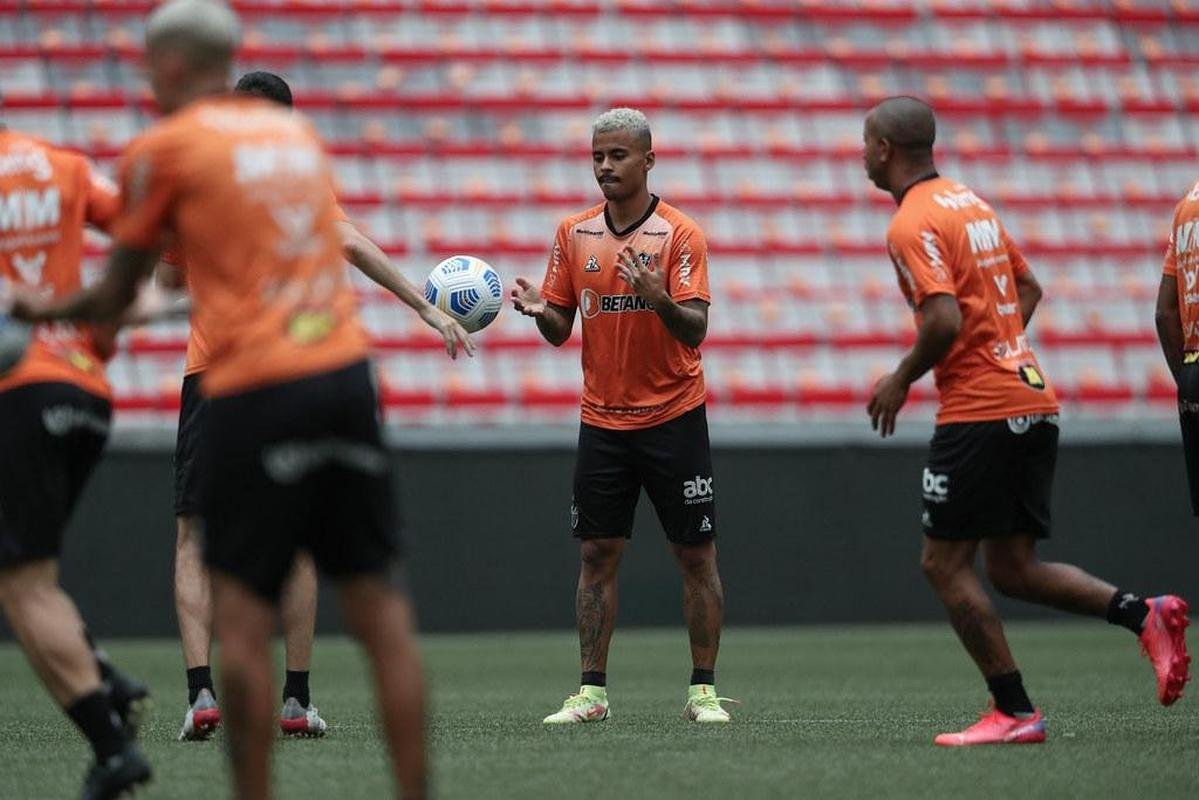 Fotos do ltimo treino do Atltico antes da deciso da Copa do Brasil