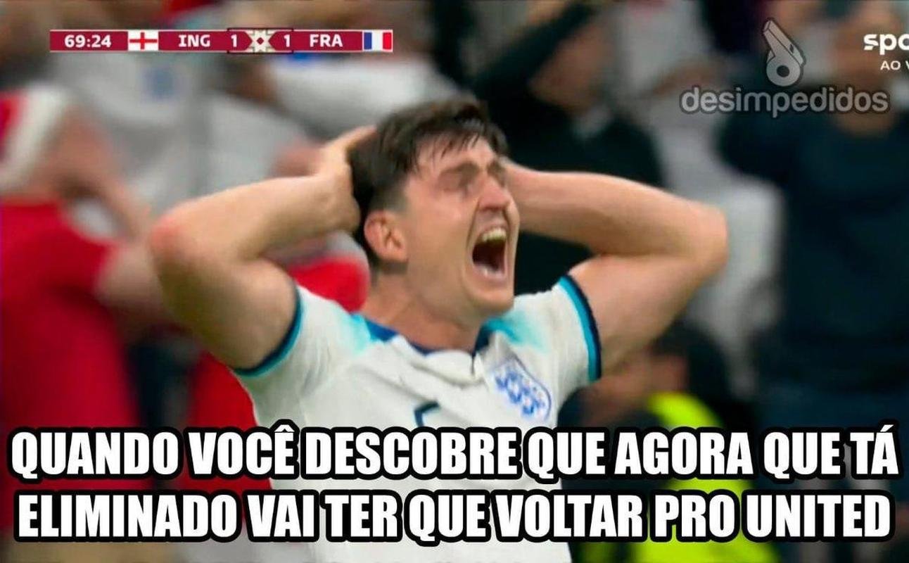 Memes da derrota da Inglaterra para a Frana e consequente eliminao da Copa
