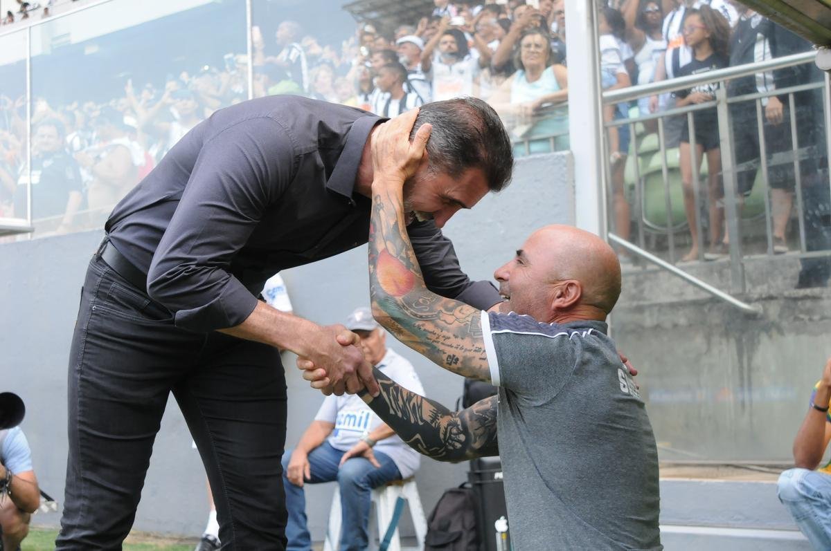 Atltico bateu o Santos na estreia de Vagner Mancini em Belo Horizonte