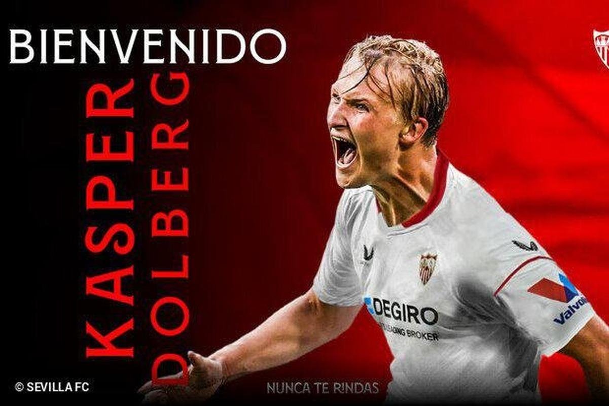 Sevilla: atacante Dolberg (ex-Nice)