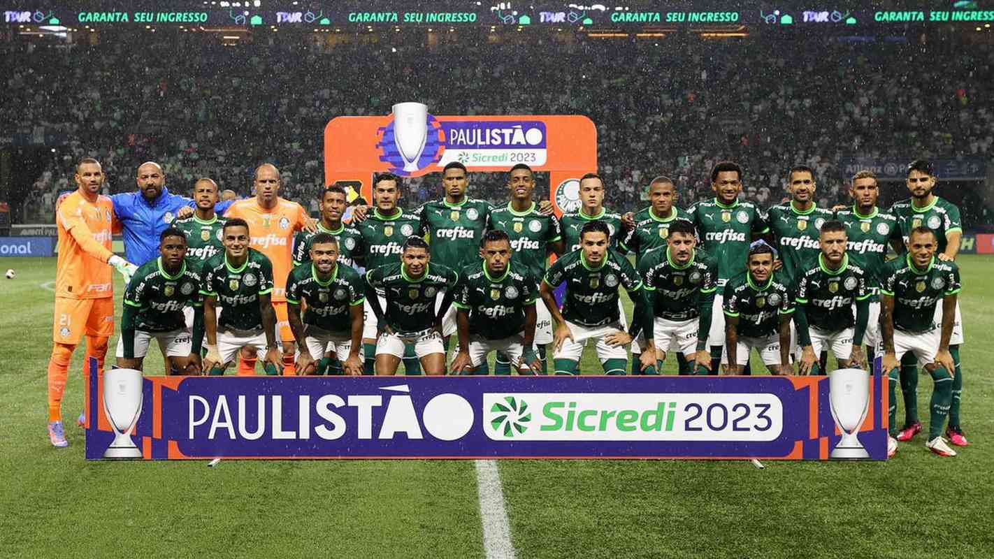 2º Palmeiras - 45 jogadores - 196 milhões de euros (R$ 1,09 bilhão)