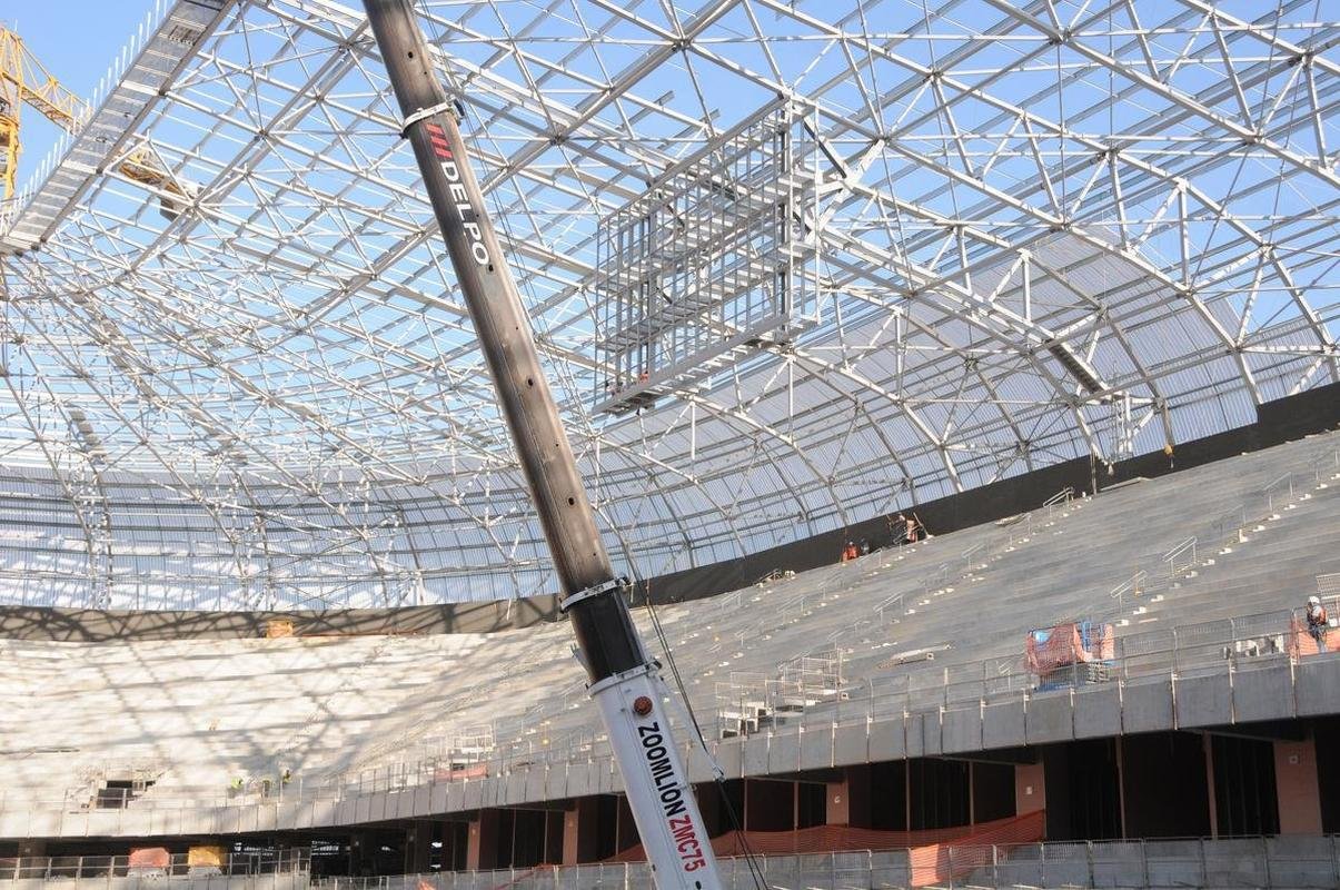 Futuro estdio do Galo, Aena MRV est com 60% das obras concludas