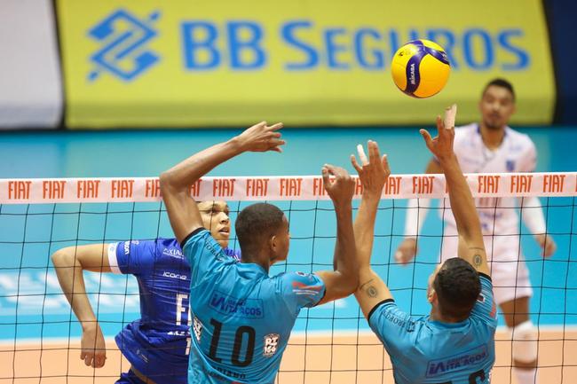 Minas abriu srie semifinal contra o Itapetininga com vitria por 3 a 0, em Saquarema