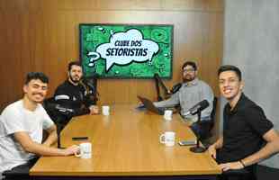 Fael Lima durante o podcast Clube dos Setoristas, do Superesportes