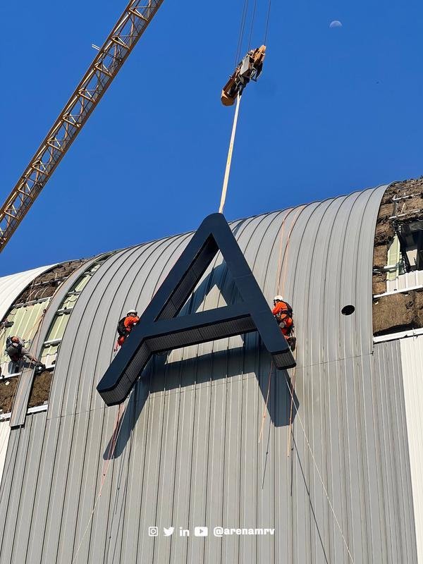 Arena MRV segue em ritmo acelerado de obras. Previso de concluso do estdio foi atualizada para dezembro.