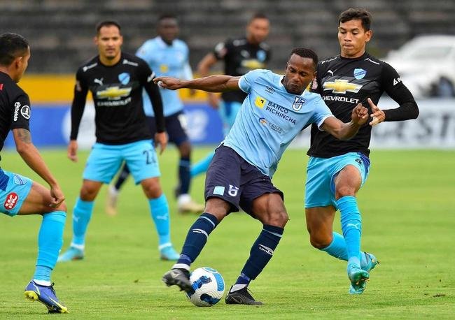 2022 - Bolvar (BOL) e Universidad Catlica (EQU) empataram por 1 a 1 na Bolvia. Na volta, vitria dos equatorianos por 2 a 0.