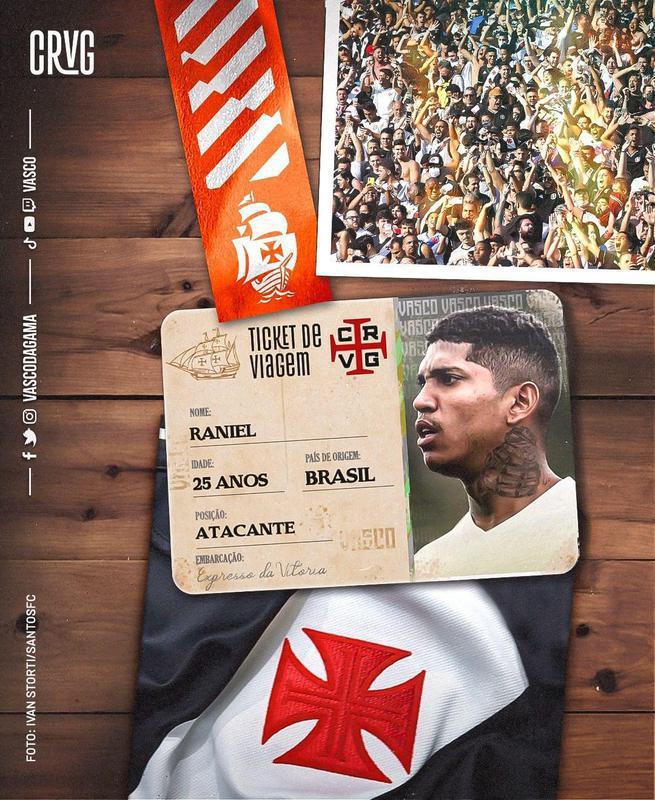 Raniel, atacante (Vasco)
