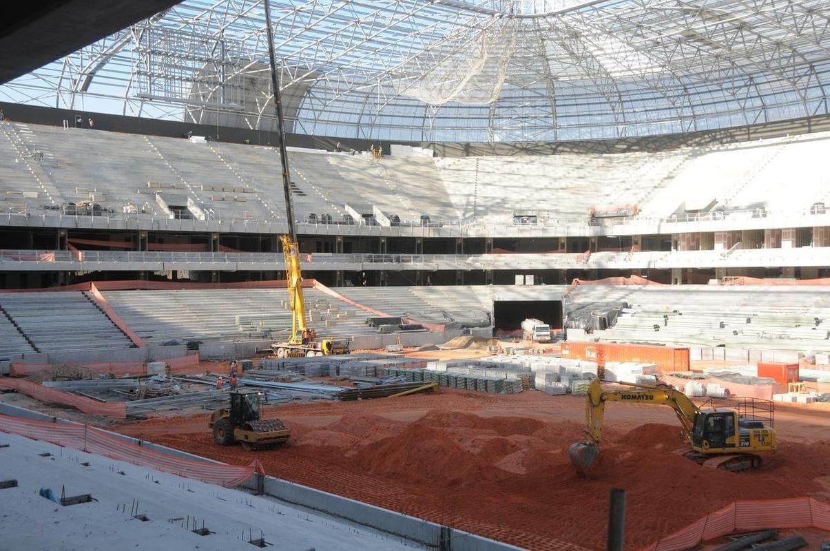 Futuro estdio do Galo, Arena MRV est com 60% das obras concludas
