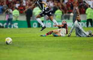 Arrascaeta abriu o placar para o Flamengo: 1 a 0