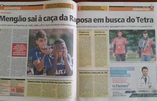 Flamengo e Cruzeiro disputam, nesta quinta-feira, primeiros 90 minutos da deciso