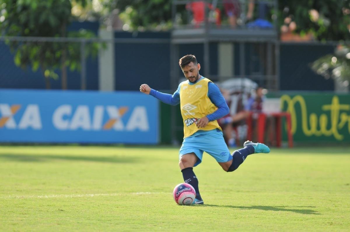 Fotos do ltimo treino do Cruzeiro antes do jogo diante do Tupi, pela semifinal do Campeonato Mineiro