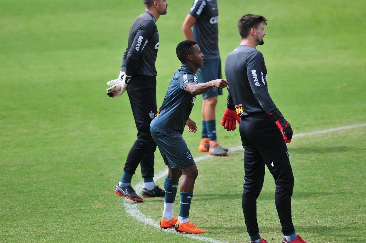 Atltico encerrou a preparao para enfrentar a Chapecoense, nesta quarta-feira, s 19h30, pela volta das oitavas de final da Copa do Brasil