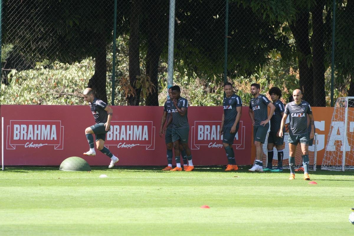 Atltico encerra preparao na Cidade do Galo para partida contra Grmio, pelo Campeonato Brasileiro