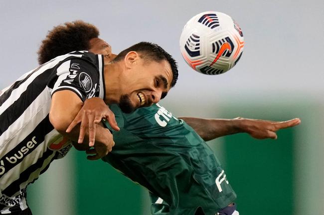 Fotos do jogo de ida da semifinal da Copa Libertadores de 2021, entre Palmeiras e Atltico, no Allianz Parque, em So Paulo