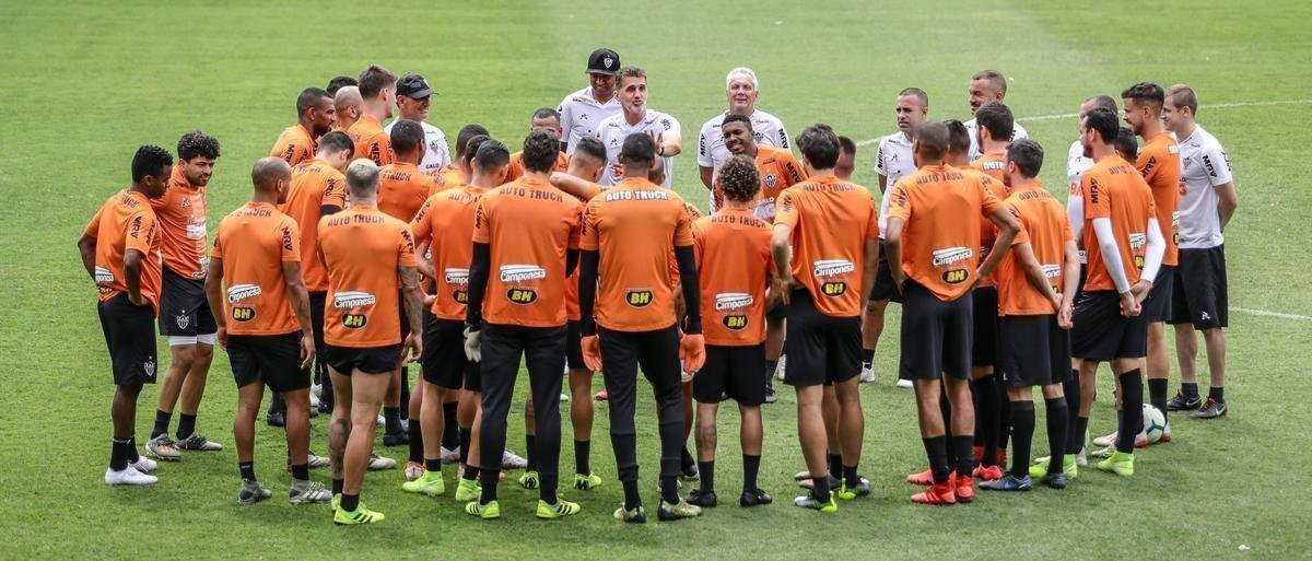 Com Sette Cmara em campo, Atltico se prepara para jogo contra o So Paulo