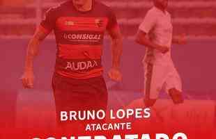 O CRB anunciou a contratao do atacante Bruno Lopes, que estava no Oeste