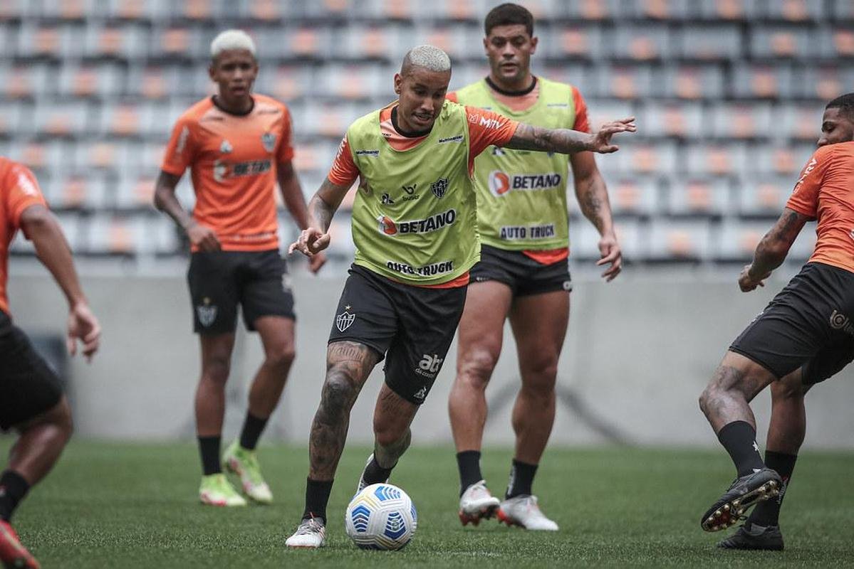 Fotos do ltimo treino do Atltico antes da deciso da Copa do Brasil