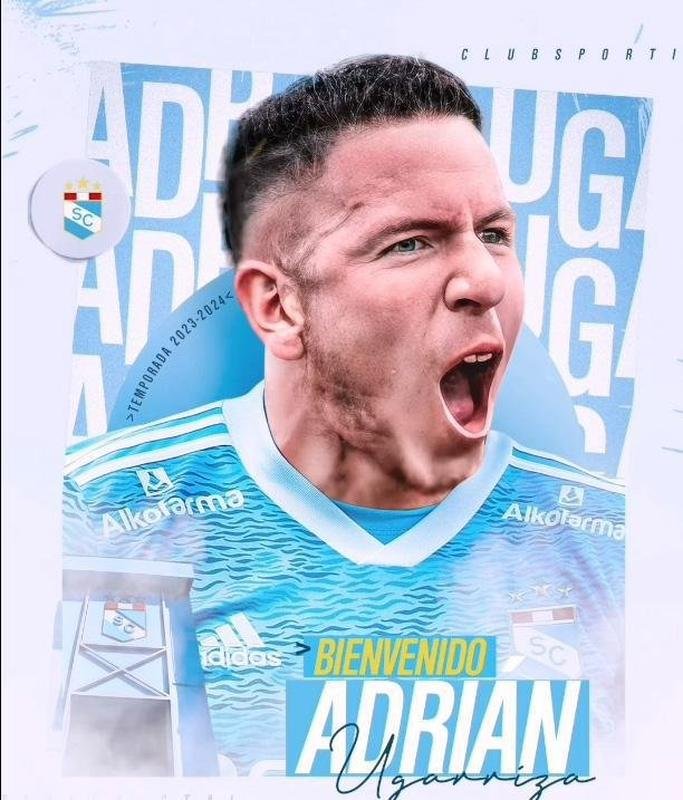 Sporting Cristal (Peru) contratou o atacante Adrin Ugarriza