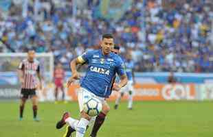 Fotos do jogo entre Cruzeiro e So Paulo