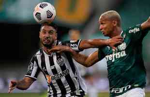 Fotos do jogo de ida da semifinal da Copa Libertadores de 2021, entre Palmeiras e Atltico, no Allianz Parque, em So Paulo