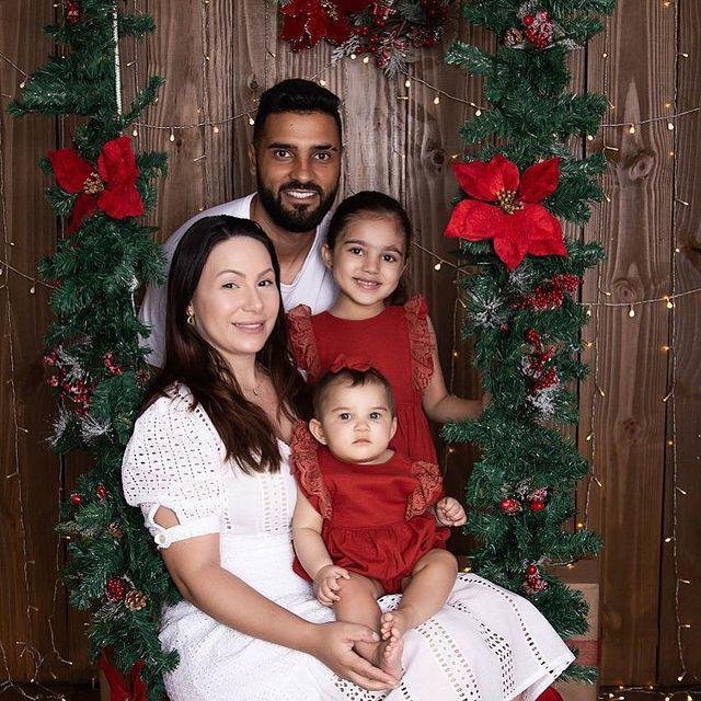 Giovanni, a esposa e os filhos