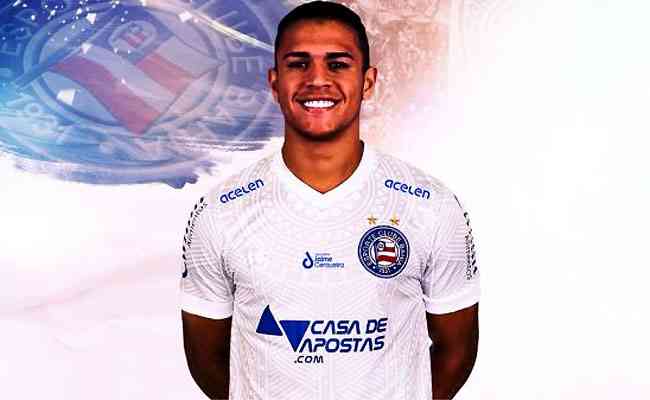 Caio Vidal, de 21 anos, foi emprestado ao Bahia pelo Internacional