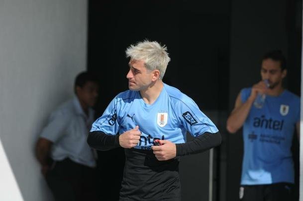 Uruguai trabalhou na manhã deste sábado, no CT do Atlético, em Vespasiano