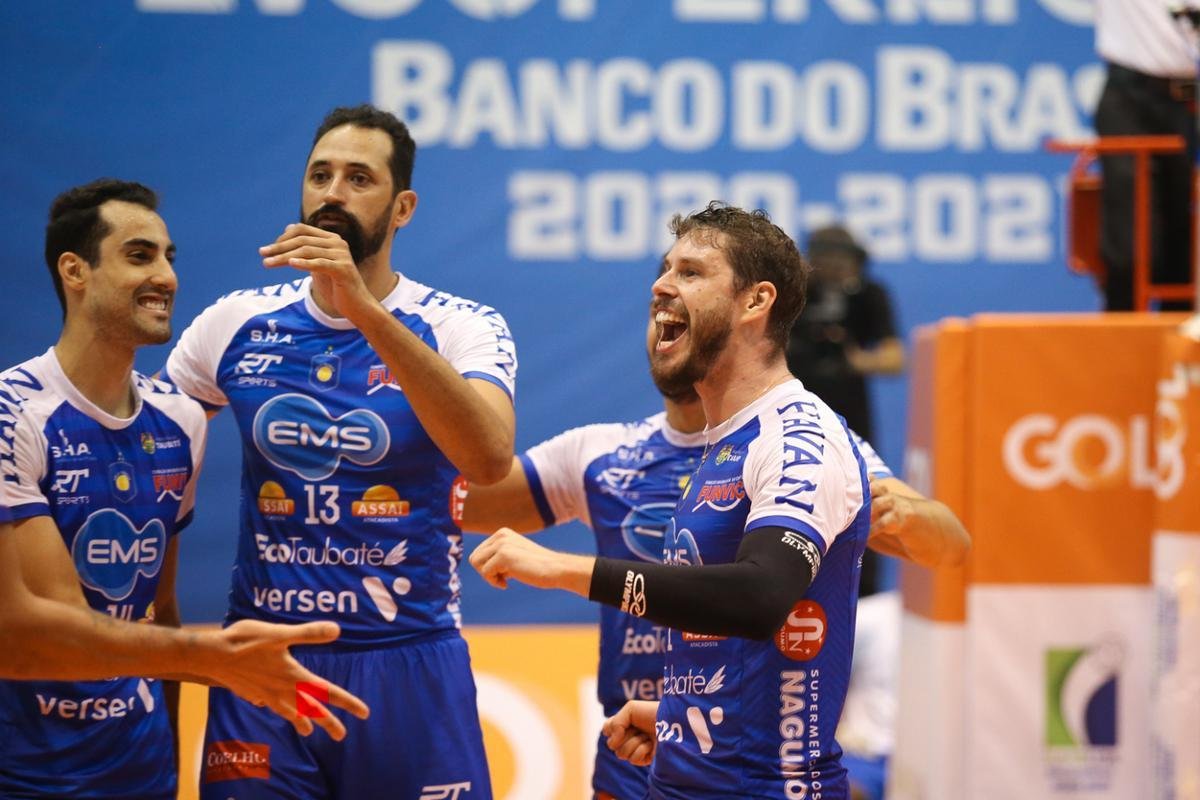 Taubat venceu o Minas por 3 a 2 no primeiro jogo da final da Superliga Masculina