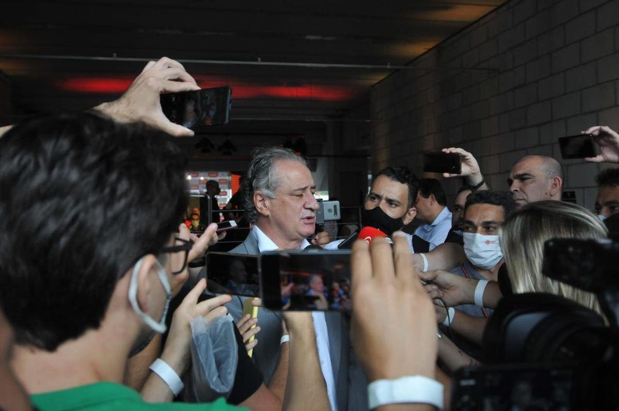 Entrevista do presidente do Atltico, Srgio Coelho, na Arena MRV