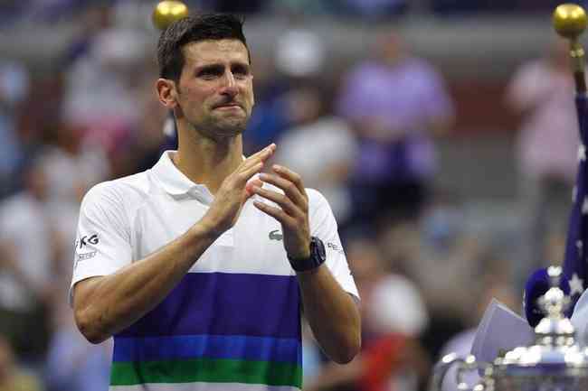 Atual campeo do Aberto da Austrlia e antivacina, Djokovic ainda no confirmou presena na prxima edio 