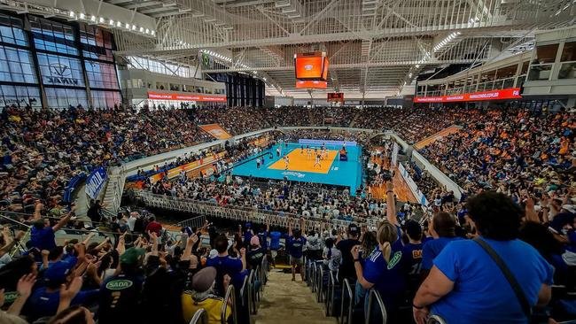 Fotos da final da Superliga Masculina de Vlei entre Cruzeiro e Minas