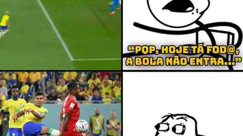 Reviravolta: torcedores acompanham jogo do Brasil com memes - Superesportes