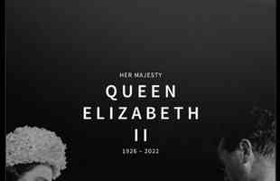 Postagem do Manchester United - O Manchester United compartilha a tristeza de toda a nao aps o anncio do Palcio de Buckingham sobre o falecimento de Sua Alteza Real a Rainha Elizabeth II.