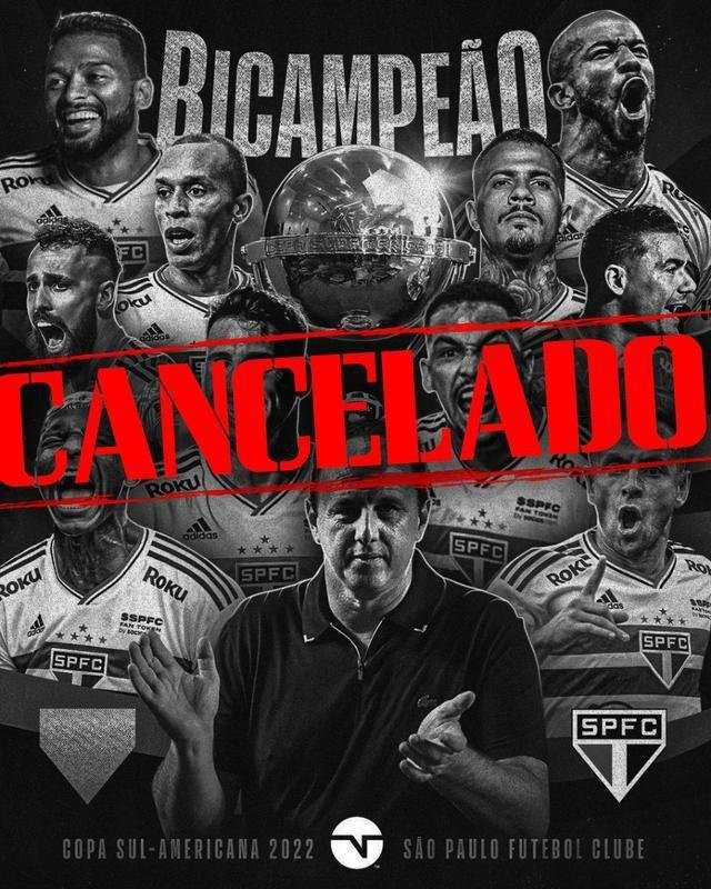 O So Paulo perdeu por 2 a 0 para o Del Valle e foi vice-campeo da Sul-Americana