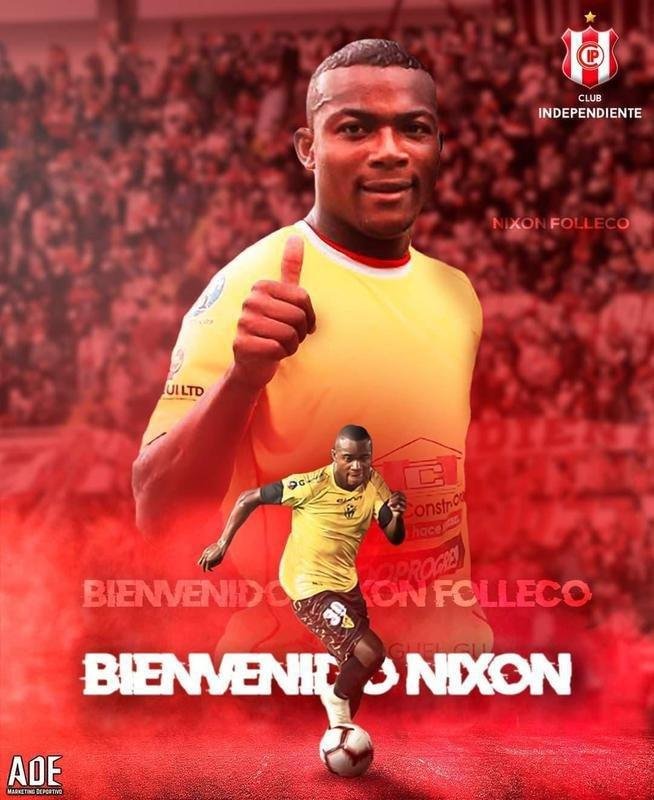 Nixon Folleco, lateral-direito (Independiente Petrolero)